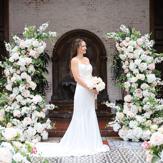 Georgia Floral Pillars